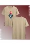 Unisex Landscape Printed Oversize Comfortable Daily Use Combed Cotton T-Shirt - 2