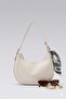Vove Faux Leather Baguette Shoulder Bag with Scarf Accessory Stylish Handbag - 3