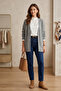 Gray Knitted Cardigan - 4