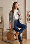 Gray Knitted Cardigan - 5