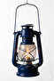 Metal Sailor's Lantern Navy Blue Color Camping Lamp Gas Lamp 24X15Cm - 2