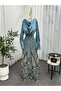 Evening Dress Sky Blue - 4