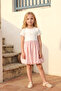 Girl's Balloon Dress Summer Daisy Detailed Pink - 2