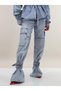 Streetwear Inspired Fashion Loose Fit Cargo Jeans with String Ties - 2