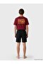 Galatasaray Printed Men's Shorts Pajama Set (S6) - 4
