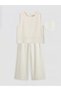 Lcw Kidsgray Linen Blend Girls' Trousers and Blouse