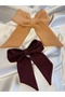 Oysho Fabric 8 cm French Automatic Clip Bow Buckle Set of 2 - 2