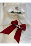 Oysho Fabric 8 cm French Automatic Clip Bow Buckle Set of 2 - 4