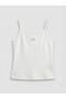 Square Neck Floral Strap Girls' Undershirt (S6) - 2