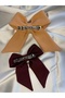 Oysho Fabric 8 cm French Automatic Clip Bow Buckle Set of 2 - 6
