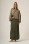 Women's Plaid Suit Khaki 31353 - 5