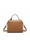 Lumia Small Size Faux Leather Flap Shoulder & Hand Bag with Scarf Detail - 3