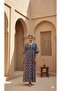 All Over Floral Printed Jalabiya with embroidery on the yoke - 3
