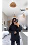 Women's Set of 2 Oversize Basic Long Sleeve T-Shirts White Black Loose Comfortable Fit - 5