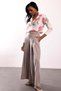 Mink Pleated Palazzo Trousers 0036 - 3