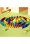 Domino Laying Train Toy with Music & Lights, Controllable Direction - 4