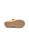 4 cm Padded Sole Genuine Suede Leather Mustard Women's Comfort Slippers with Soft Insole - 5