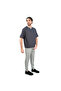 Men’s Loose Jacquard Interlock Crew Neck Short Sleeve Tee - 2