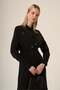 Women's Silk Kupra Stone Dress Black 31345 - 4