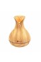 جهاز ترطيب الهواء وناشر عطر بسعة 400 مل مع إضاءة LED بـ7 ألوان - تصميم خشبي أنيق وتشغيل هادئ - 2