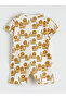 Lcw Baby Beige Printed Baby Boy Jumpsuit 2-Pack - 5