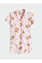 Esvab • Modern & Distinctive Teddy Bear Printed Girls' Shorts Pajama Set