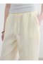 Trendlucky Women's Linen Trousers with Elastic Waist - 3