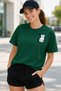Cute Cat & Paw Print Unisex Oversize T-Shirt – Cotton Crew Neck Casual Streetwear T-Shirt