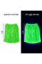 Neon Green Hawaiian Party Skirt 40 cm