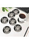 Set of 6 Leopard Themed Coasters – with Protection Box