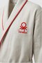 Be-Wfb027-Bg 100% Cotton Women's Men's Unisex Beige Bathrobe - 5