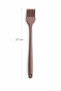 1 Piece of Single Heat Resistant, Fireproof, Non-Stick Silicone Brown Brush - 2