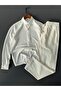 Sofia Linen Shirt + Raw Linen Trousers 2-Piece Combination
