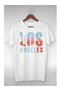Unisex Women's Men's California Los Angeles Printed Oversize T-Shirt