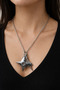 Naruto Shuriken Kunai Patterned Silver Color Necklace Unisex Adult Anime - 2