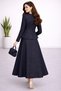 Women's Gold Button Detailed Denim Jacket Skirt Set Sb0011 - 3