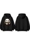 Sweatshirt Hooded Thick Fabric with Gumball Print (Unisex) - 2