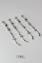 4-Piece Zülfikar Prayer Beads with Tassel – Zamak Casting Shakeable |   Accessory for Making Prayer Beads