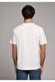 Comfort Fit Round Neck Plain Men's White Short Sleeve T-Shirt - 2