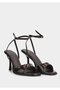 Brown Women's Heeled Sandals - 2