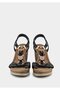 Black Women's Heeled Sandals - 3