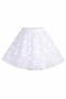 Girl's Butterfly Detailed Red Top and White Tulle Skirt Set for School Festival Event, Ages 5-13 - 3