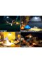 Solar Emergency Charging Lamp HL-0087, Portable LED Light with Flower Design Base, Black - 6