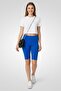 Women Plain Basic Shorts, Blue