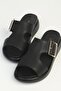 Black Women's Slippers Pc-7804