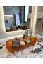 Luxury Orange Organizer with Gold Legs and Transparent Grids - 8
