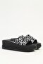 White Women's Heeled Slippers Pc-7858 - 2