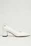 White Patent Leather Women's Heeled Shoes Pc-7823 - 2