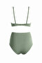 High-waisted u-accessory bikini set - 2