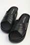 Black Women's Heeled Slippers Pc-7860 - 4